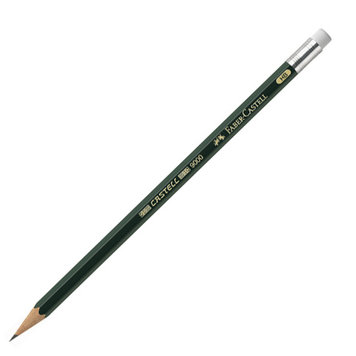Faber Castell FC grafietpotlood 9000 HB met gum