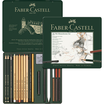 Faber Castell Pitt monochrome 21-delig