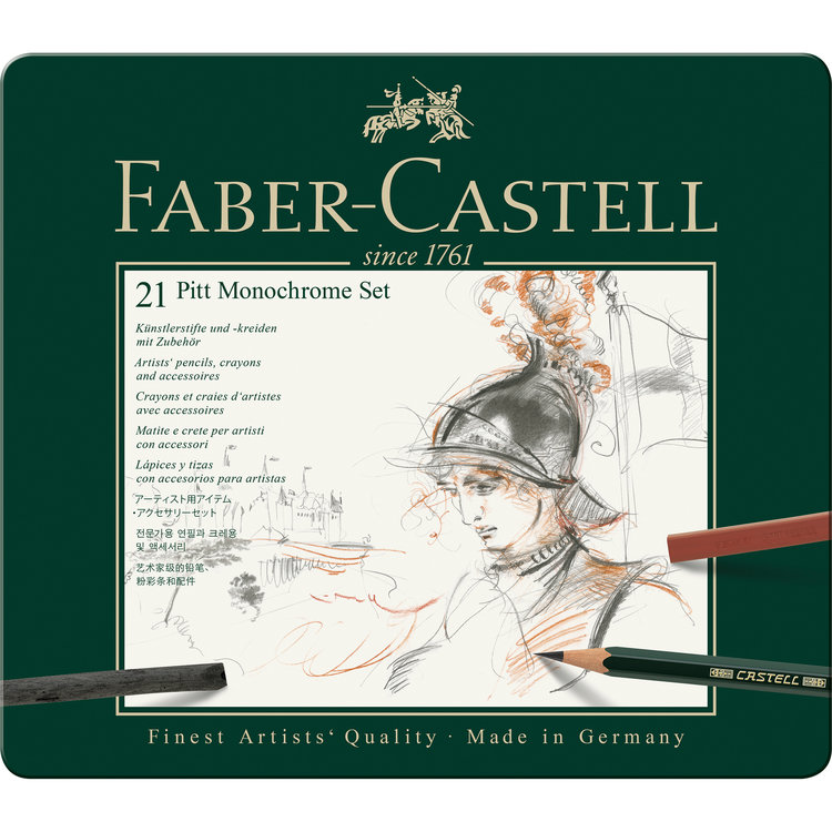 Faber Castell Pitt monochrome 21-delig