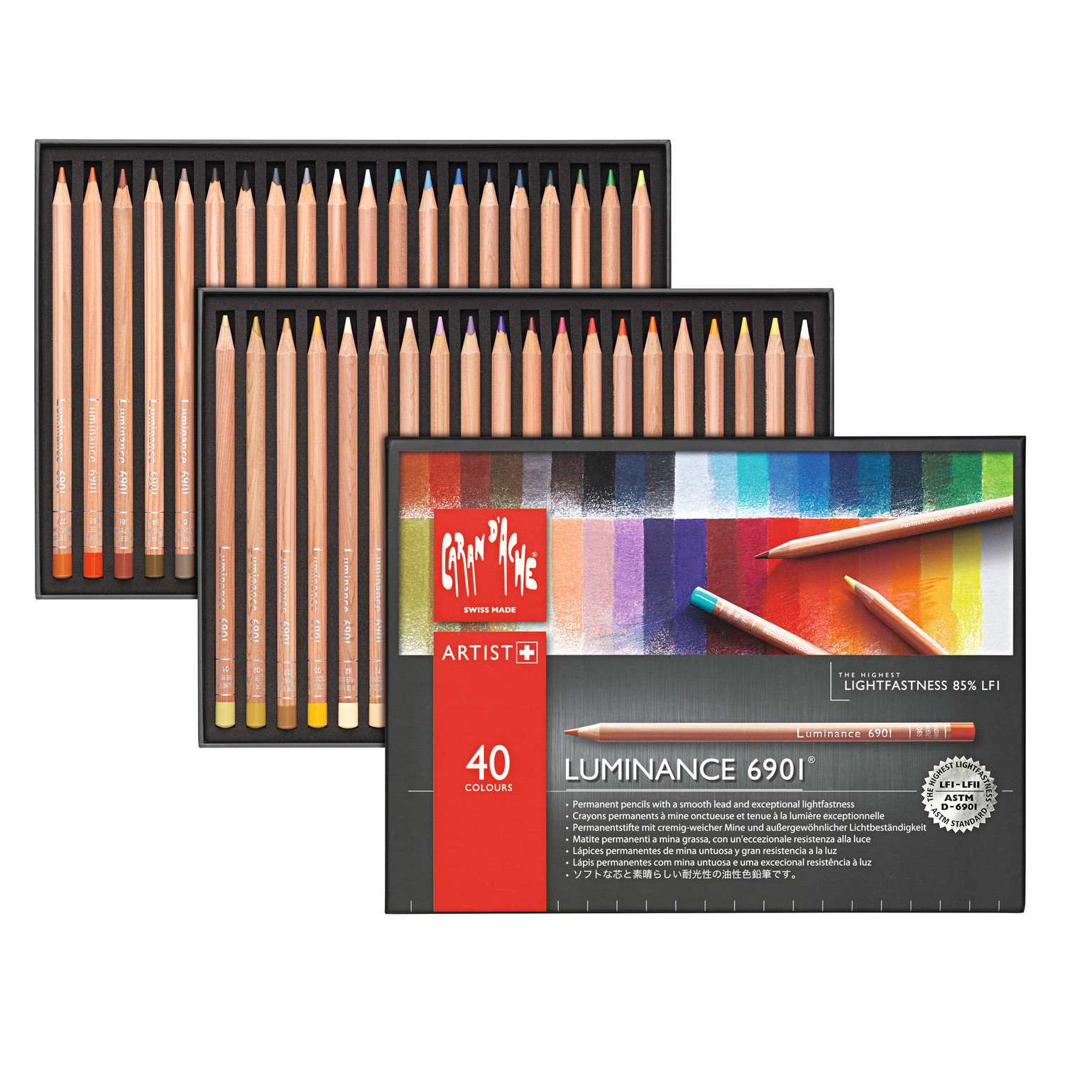 Caran d Ache Luminance kleurpotloden in box topkwaliteit KaJa Art Material