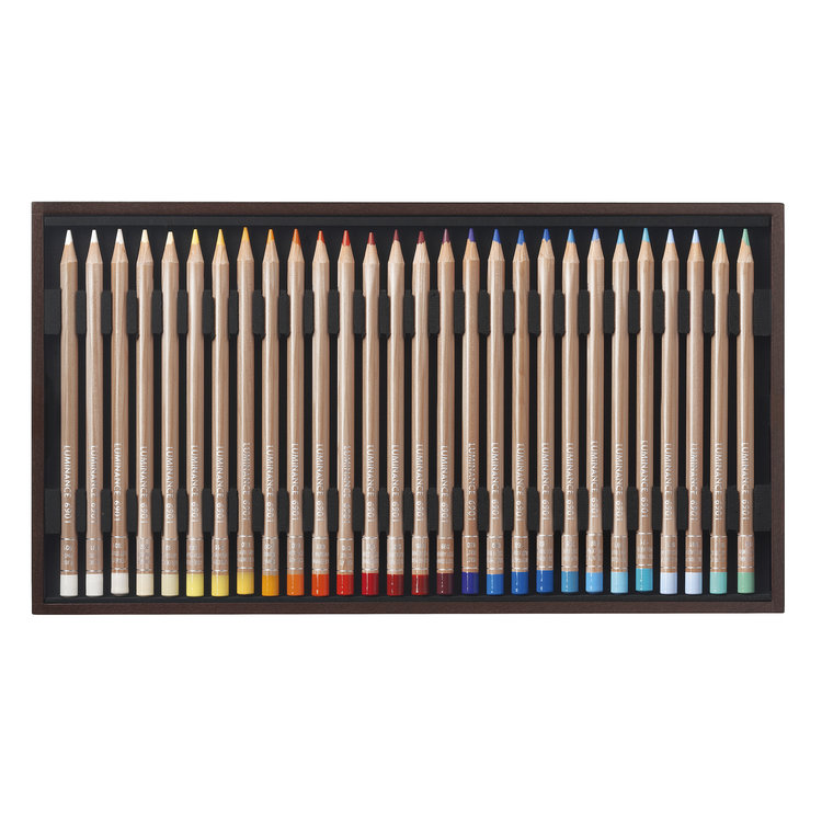 Caran d'Ache Luminance kleurpotloden  in houten kist