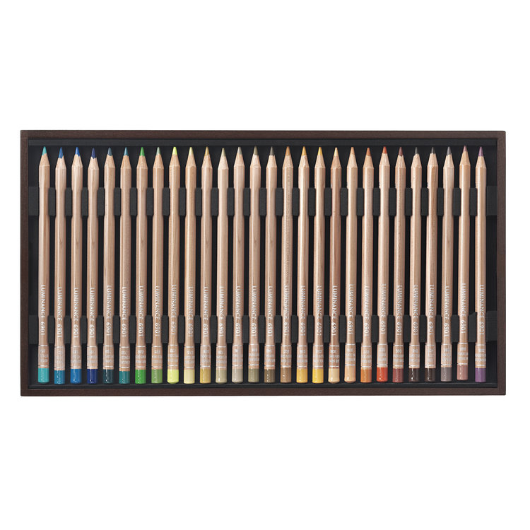 Caran d'Ache Luminance kleurpotloden 76 stuks in houten kist