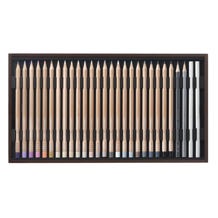 Caran d'Ache Luminance kleurpotloden 76 stuks in houten kist
