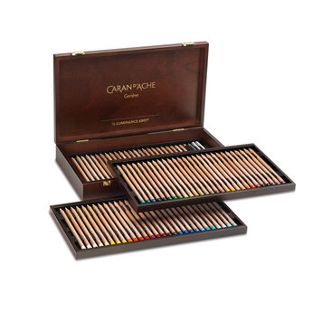 Caran d'Ache Luminance kleurpotloden 76 stuks in houten kist
