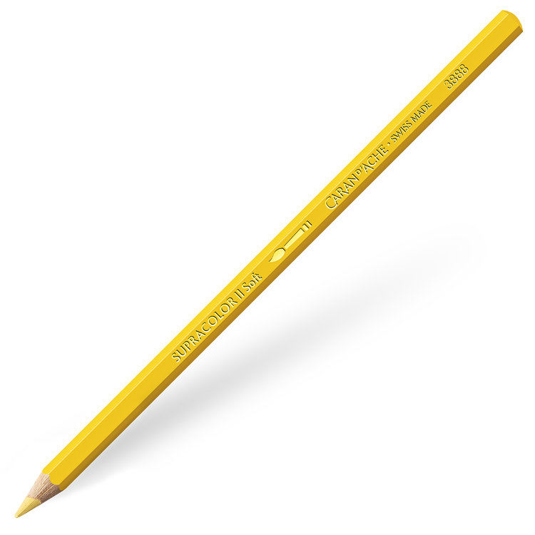 Caran d'Ache 021 SupraColor soft aquarelpotlood - napels yellow