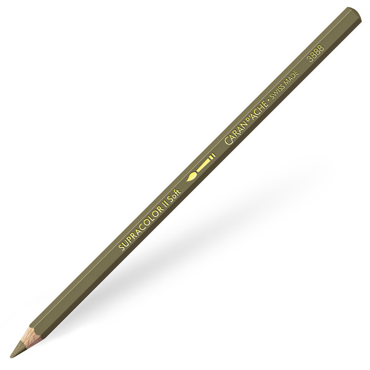 Caran d'Ache 039 SupraColor soft aquarelpotlood - olive brown