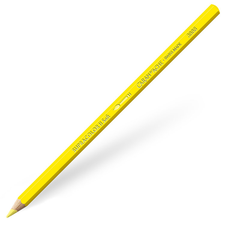 Caran d'Ache 250 SupraColor soft aquarelpotlood - canary yellow