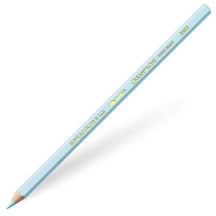 Caran d'Ache 371 SupraColor soft aquarelpotlood - bluish pale