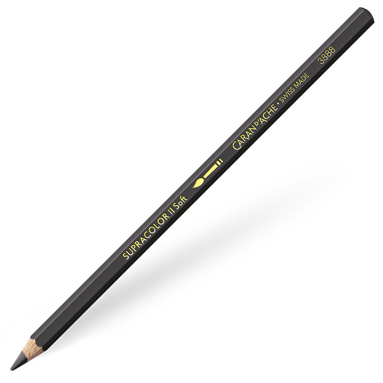 Caran d'Ache 409 SupraColor soft aquarelpotlood - charcoal grey