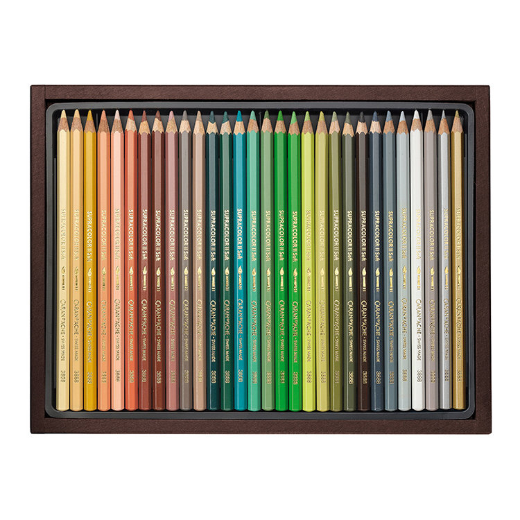 Caran d'Ache SupraColor soft aquarelpotloden - Limited Edition kist
