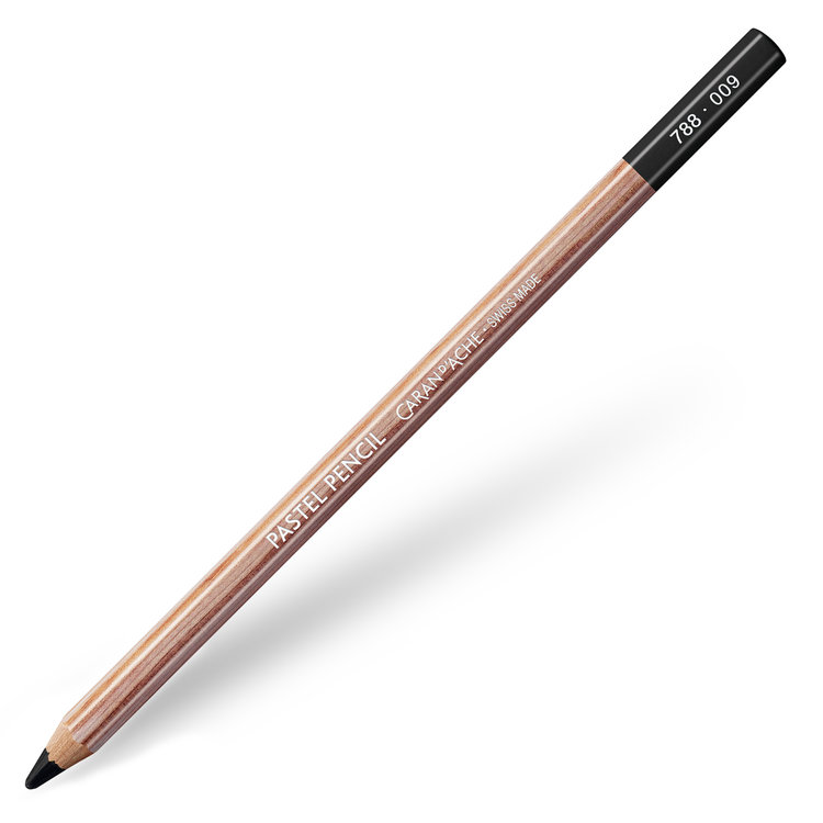 Caran d'Ache 009 pastelpotlood - schwarz