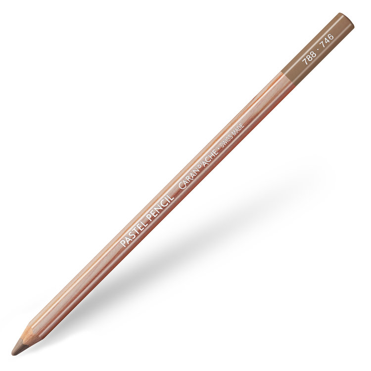 Caran d'Ache 746 pastelpotlood - dunkel fleischfarbig 50%