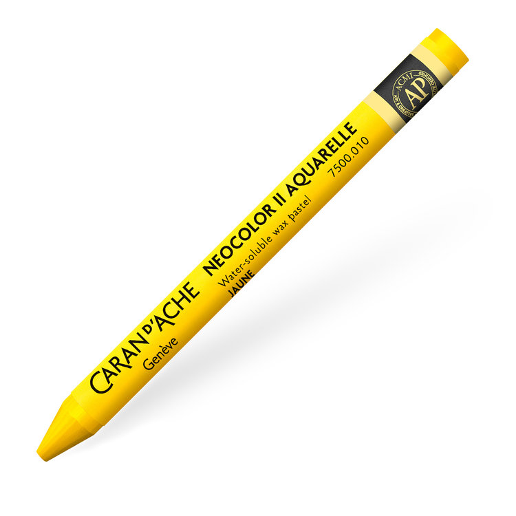 Caran d'Ache 010 NeoColor II waspastel (wateroplosbaar) - yellow