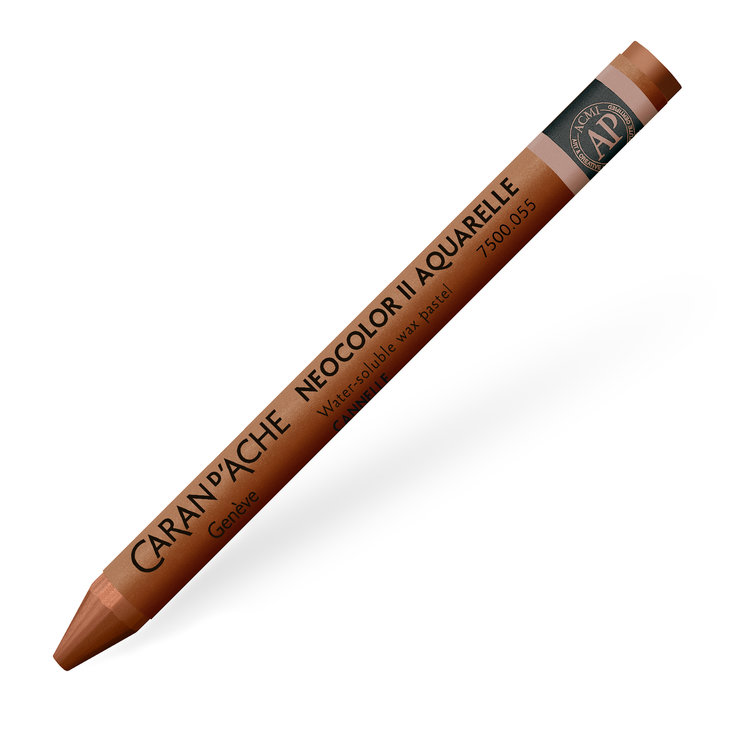 Caran d'Ache 055 NeoColor II waspastel (wateroplosbaar) - cinnamom