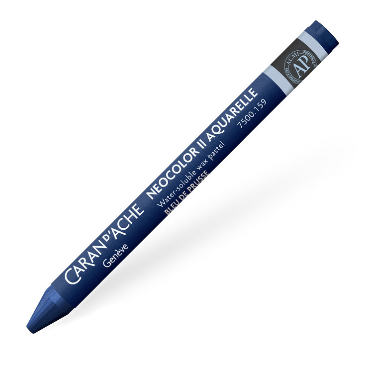 Caran d'Ache 159 Prussian blue - NeoColor II waspastel (wateroplosbaar)