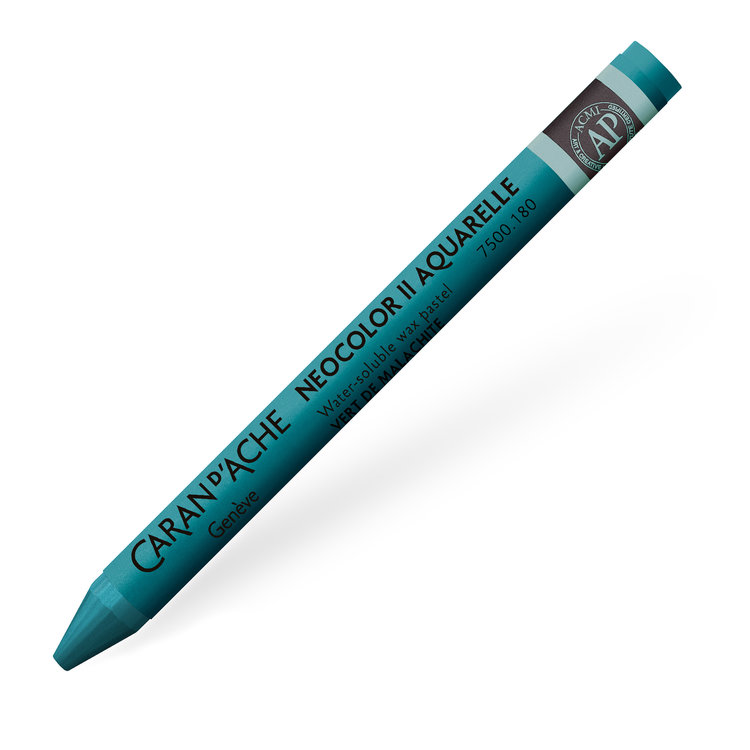 Caran d'Ache 180 NeoColor II waspastel (wateroplosbaar) - malachite green