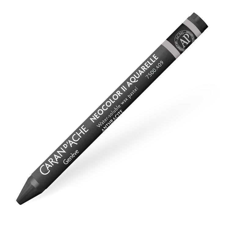 Caran d'Ache 409 NeoColor II waspastel (wateroplosbaar) - charcoal grey