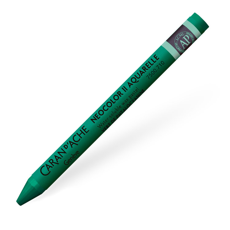 Caran d'Ache 710 phthalo green - NeoColor II waspastel (wateroplosbaar)