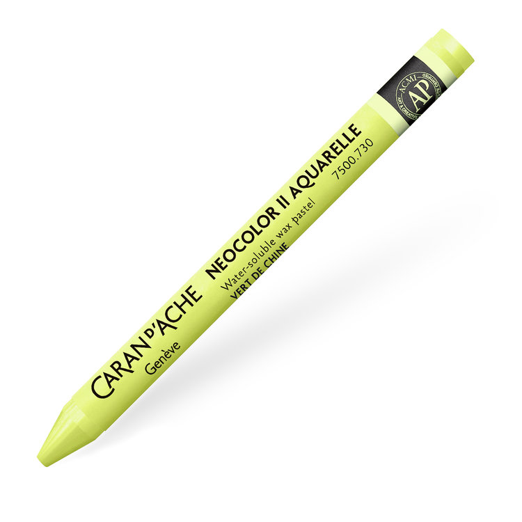 Caran d'Ache 730 NeoColor II waspastel (wateroplosbaar) - chinese green