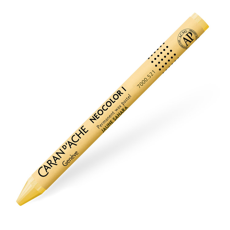 Caran d'Ache 521 NeoColor I waspastel - sahara yellow