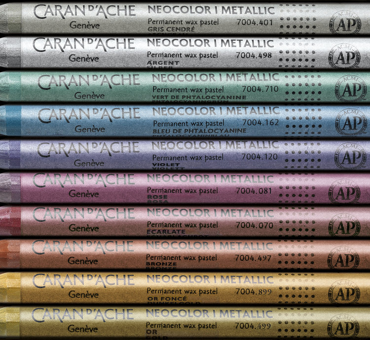 Caran d'Ache 497 NeoColor I waspastel - bronze metalIic