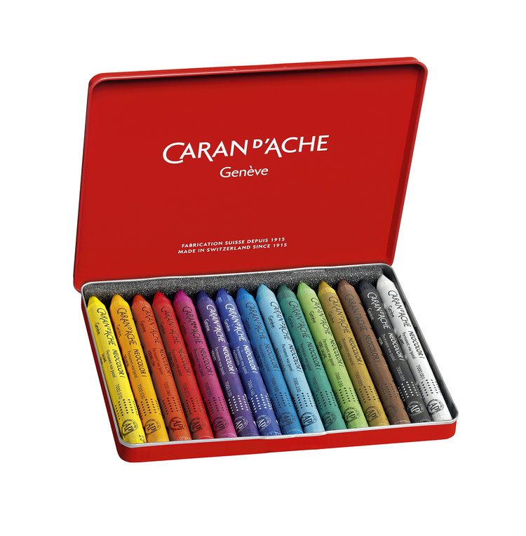 Caran d'Ache NeoColor I in blik waspastels