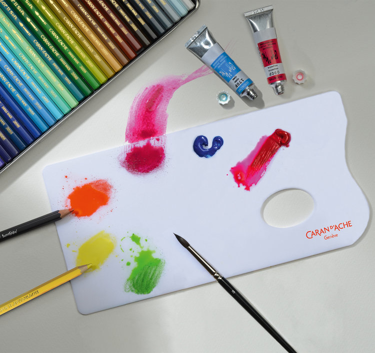 Caran d'Ache plexiglas palet (2-zijdig)