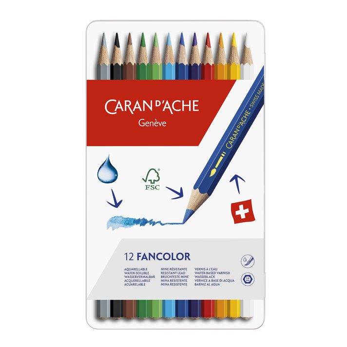 Caran D'ache :: Matite SwissColor e School :: FanColor :: Caran d