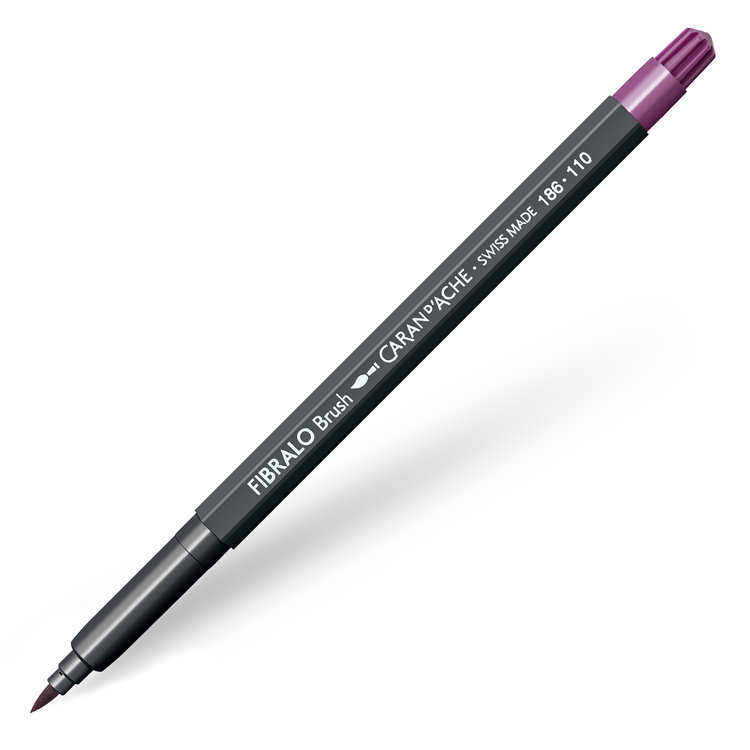 Caran d'Ache 110 Fibralo brush viltstift - lilac