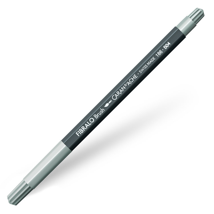 Caran d'Ache 504 Fibralo brush viltstift - Payne's grey 30%