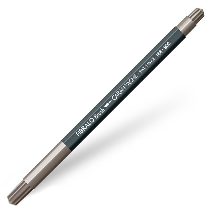 Caran d'Ache 902 Fibralo brush viltstift - sepia 10%