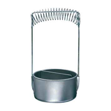 penselen spoelbeker aluminium