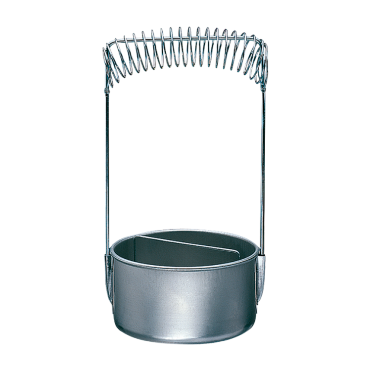 penselen spoelbeker aluminium