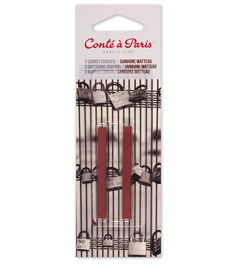 Conté à Paris schetskrijt blister 2 stuks aardetinten