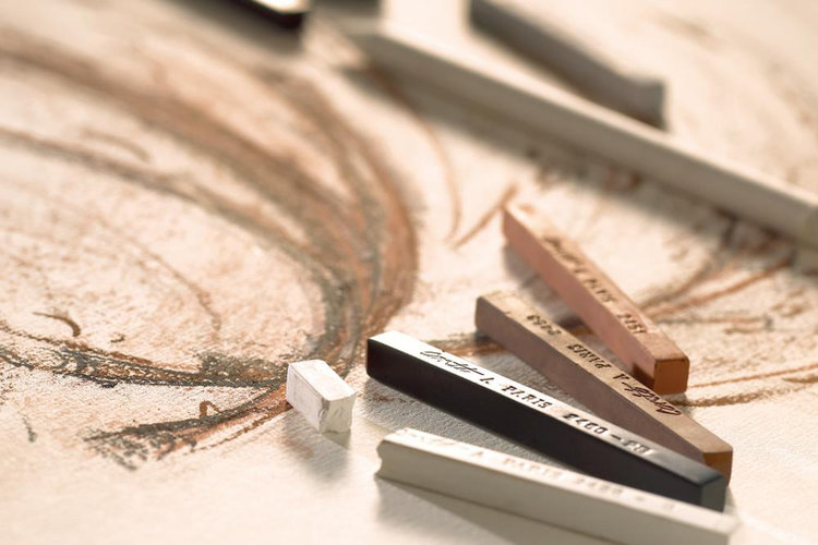 Conté à Paris schetskrijt blister 2 stuks aardetinten