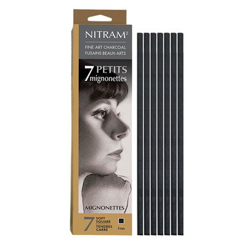 Nitram Mignonettes houtskool (refill 4mm soft)