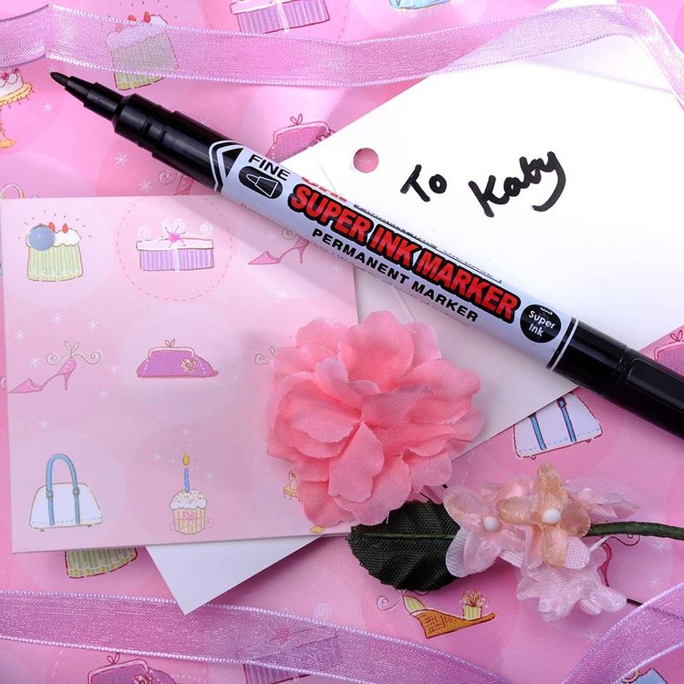 Uni-Ball super ink marker (permanent)