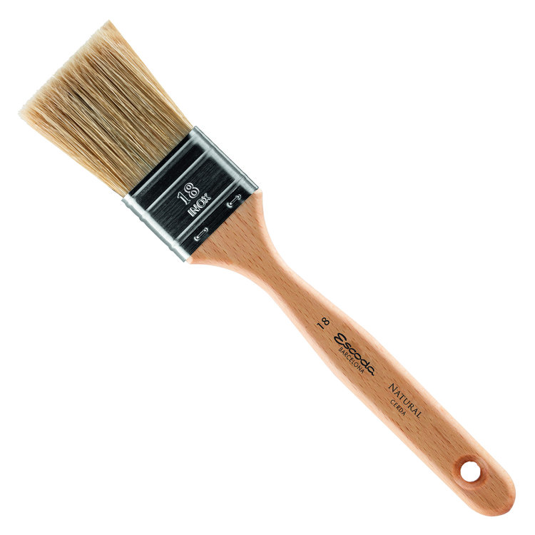 Escoda double varkenshaar platte kwast (8247)