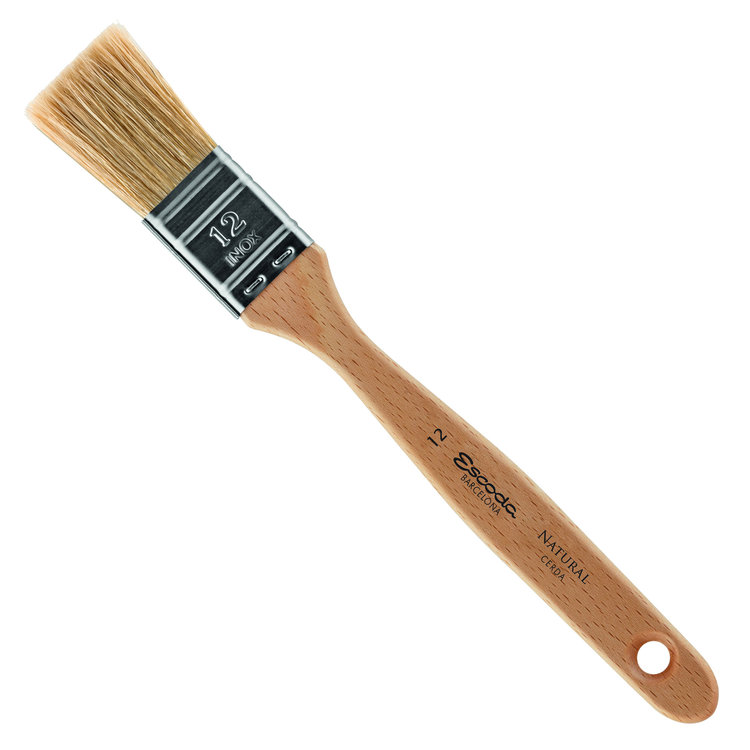 Escoda varkenshaar platte kwast - spalter (8146)