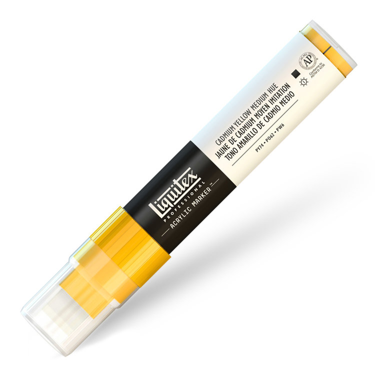 Liquitex verfmarker / acrylmarker wide - cad yel med hue