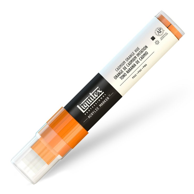 Liquitex verfmarker / acrylmarker wide - cad orange hue