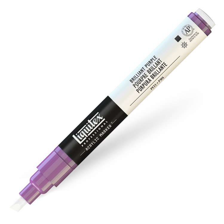 Liquitex verfmarker / acrylmarker FINE - briljant purple
