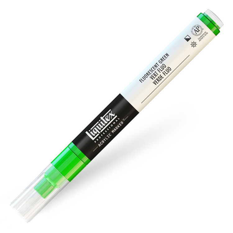 Liquitex verfmarker / acrylmarker - fluo green