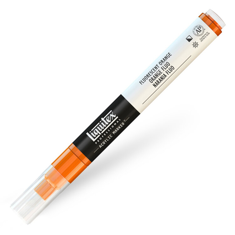 Liquitex verfmarker / acrylmarker FINE - fluo orange