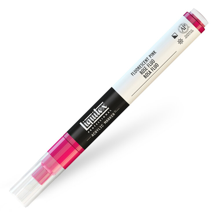 Liquitex verfmarker / acrylmarker FINE - fluo pink