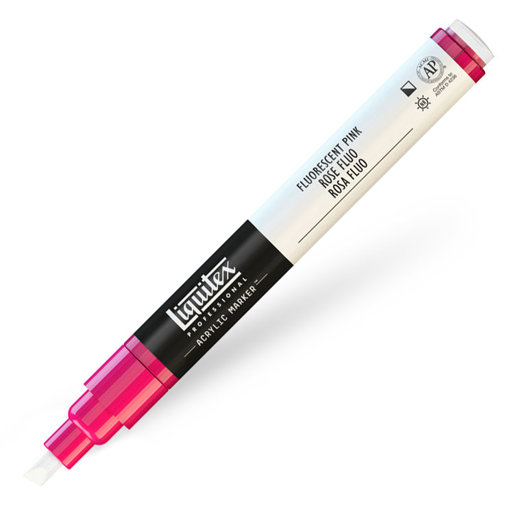 Liquitex verfmarker / acrylmarker FINE - fluo pink