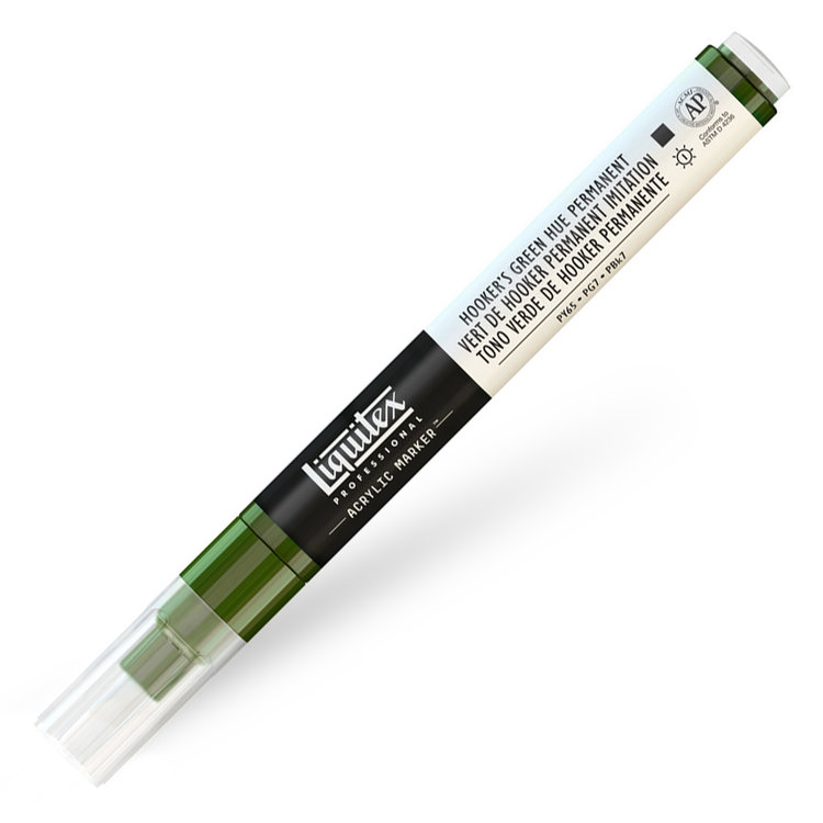 Liquitex verfmarker / acrylmarker FINE - hookers green