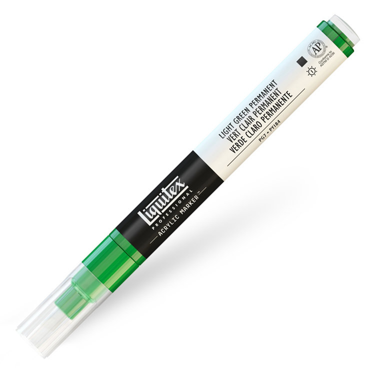 Liquitex verfmarker / acrylmarker FINE - light green permanent