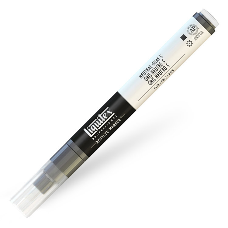 Liquitex verfmarker / acrylmarker FINE - neutral gray 5