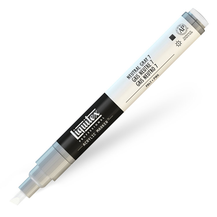 Liquitex verfmarker / acrylmarker FINE - neutral gray 7